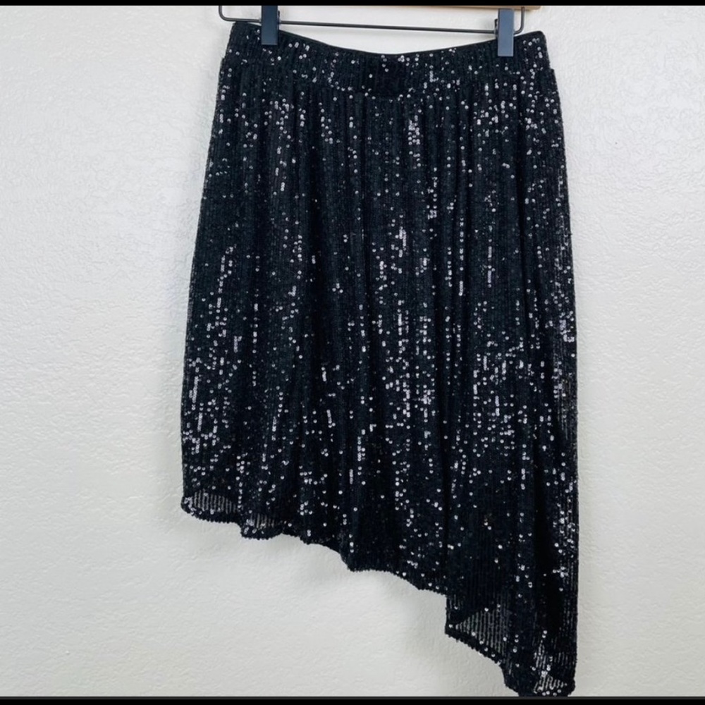 Black sequined skirt size XS